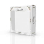 Коробка подарункова з віконцем 4-ка Gold 390*100* 375 мм.